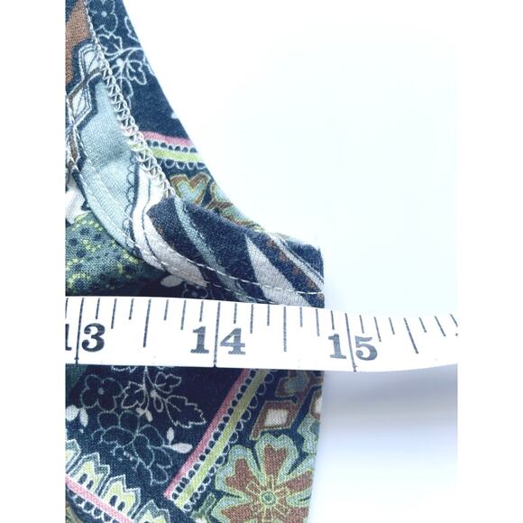 Lily Aldridge for Velvet Sleeveless Boho Patterned Maxi Dress Size XS - Picture 4 of 5